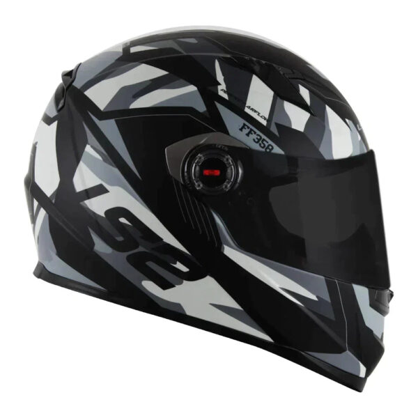 CAPACETE LS2 CLASSIC TANK PRETO/CINZA