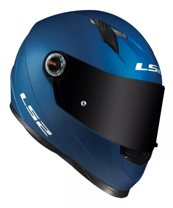 CAPACETE LS2 FF358 MONOCOLOR MATT FOSCO AZUL BLUE