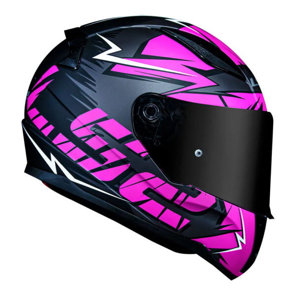 CAPACETE LS2 FF353 RAPID CROMO ROSA